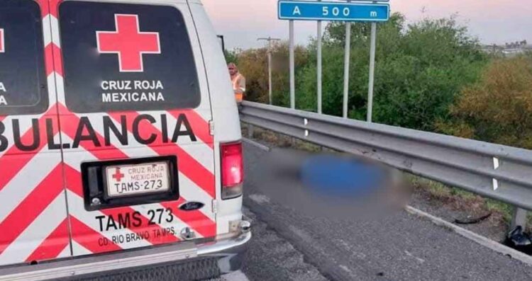 muere atropellado Reynosa-Río Bravo