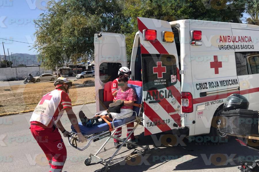 mujer atropellada en Ciudad Victoria