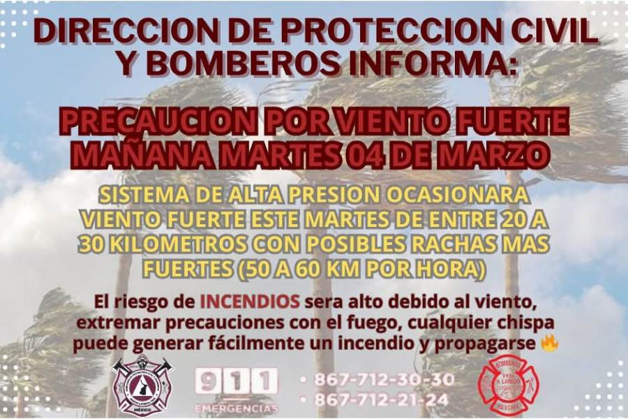 nuevo frente frío en Nuevo Laredo