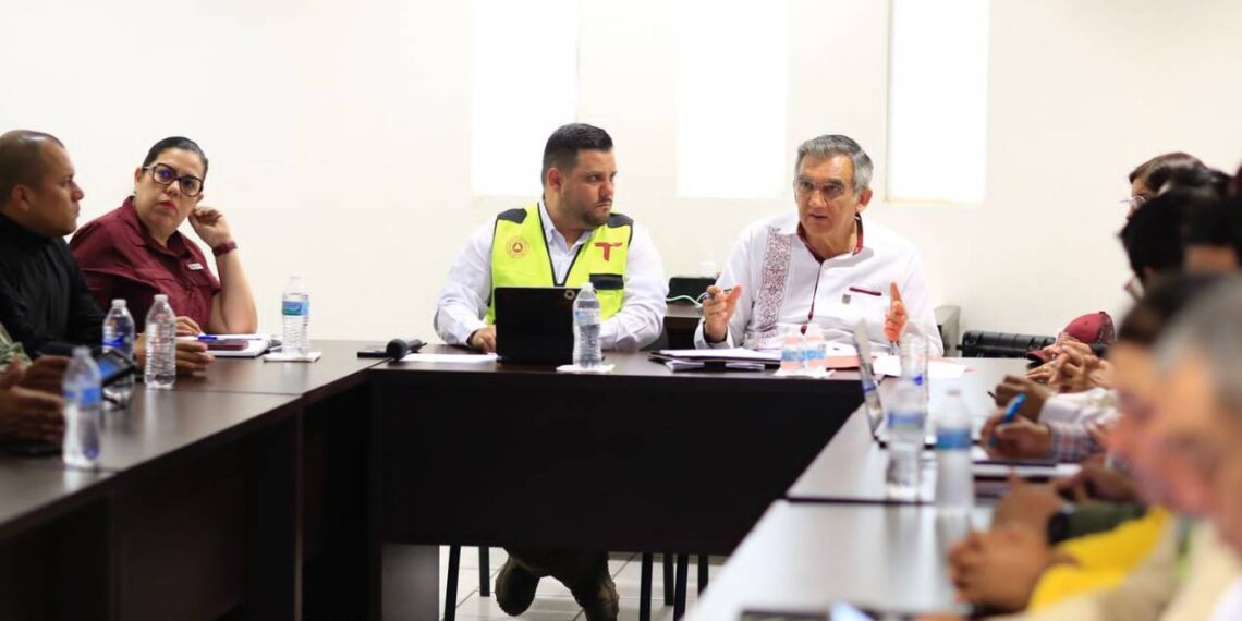 operativo contra incendios en Tamaulipas