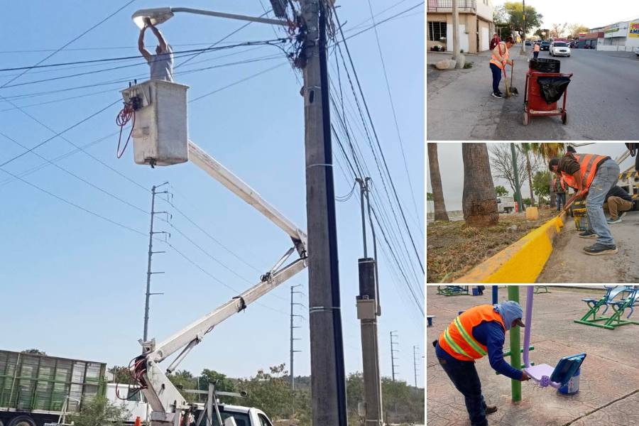operativo integral de limpieza en Victoria