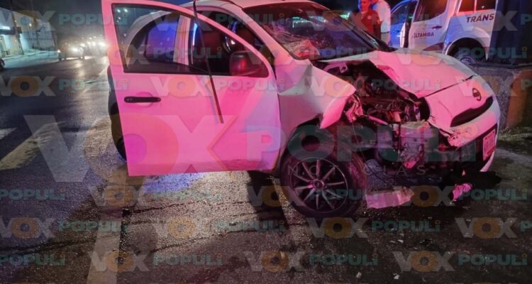percance vial en Altamira