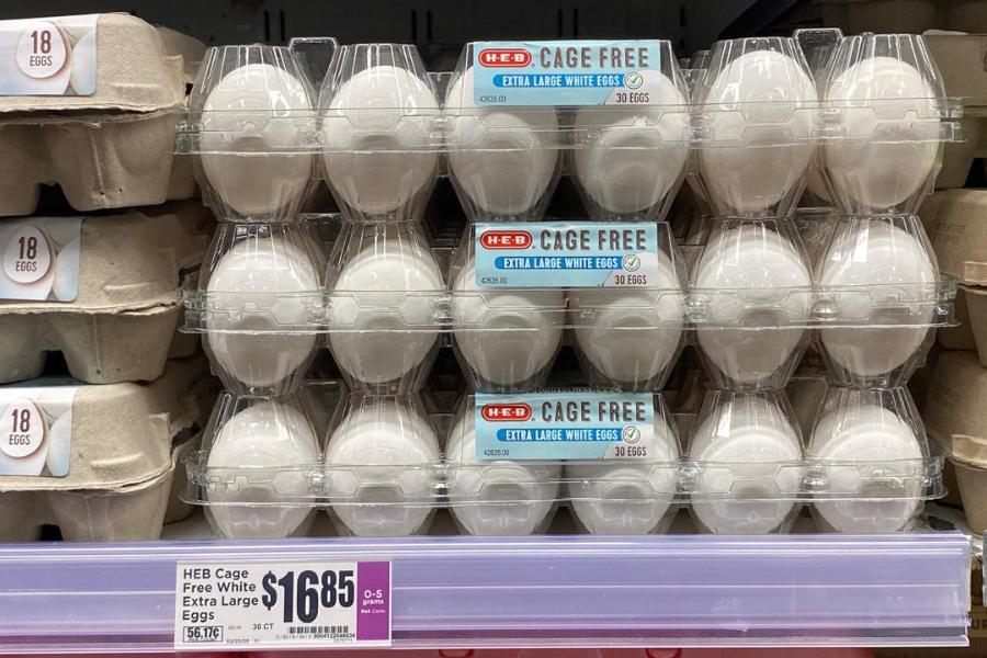 precio de huevos en Texas