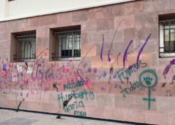 protestas de colectivos feministas en Victoria