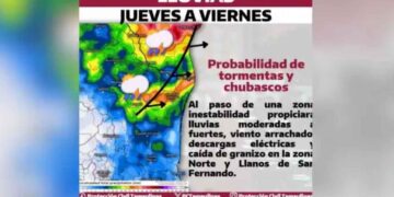 _registra fuerte lluvia Victoria