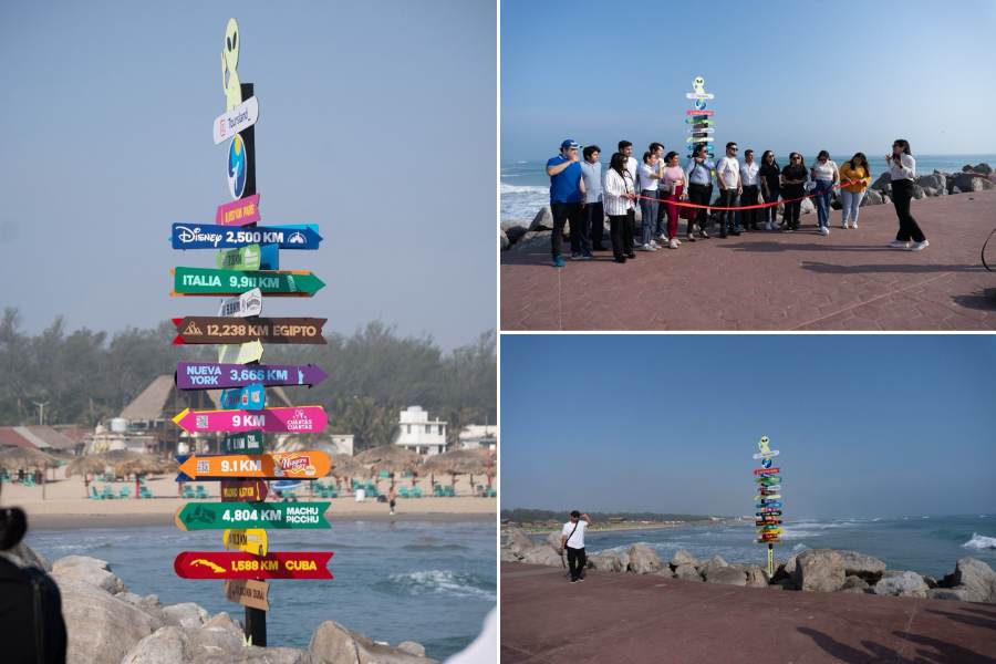 tótem Viajero de Playa Miramar