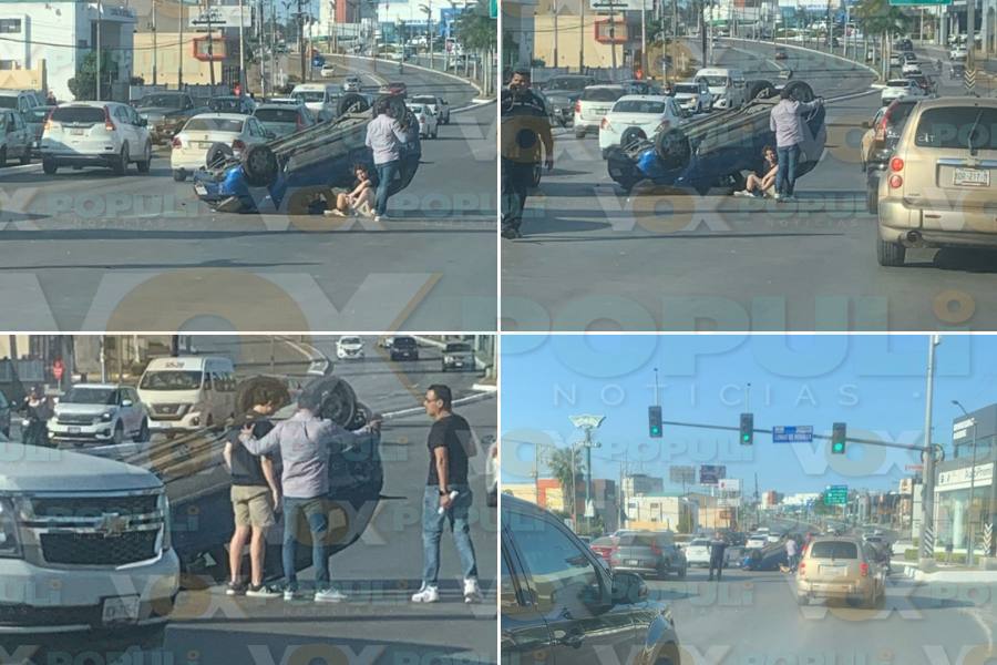 volcadura en Tampico