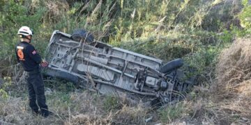 volcadura personas heridas Juárez