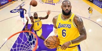 A sus 40 años, LeBron sigue jugando como si el tiempo no pasara