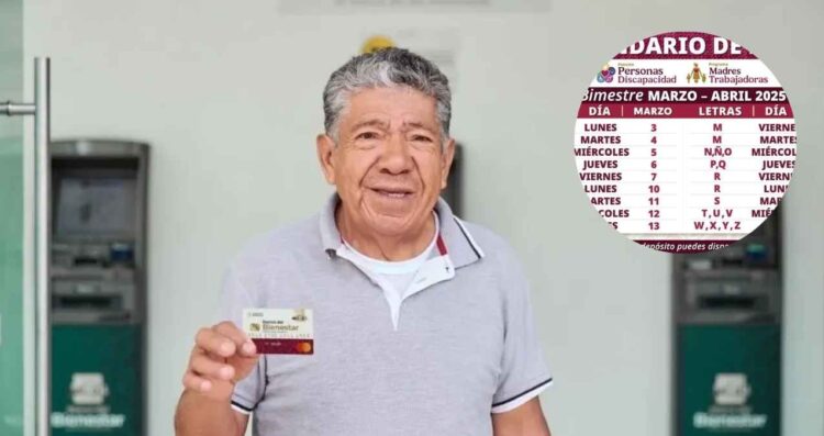 ¿A qué adultos mayores les toca recibir la Pensión Bienestar 2025 del 18 al 21 de marzo?