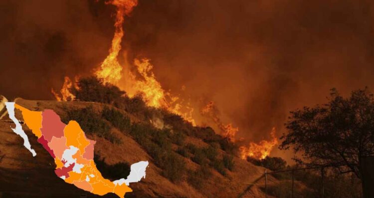 Así están los incendios forestales en México: 18 marzo