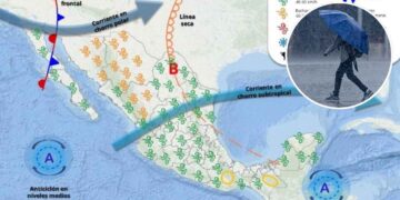¿Dónde lloverá o hará más calor en México este sábado según el SMN