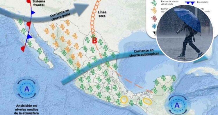 ¿Dónde lloverá o hará más calor en México este sábado según el SMN