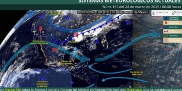 ¿En qué estados de México se prevén lluvias y vientos fuertes este lunes?