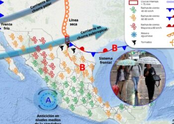 ¿Qué Estados de México tendrán registros de frío y lluvias este martes primero de abril?