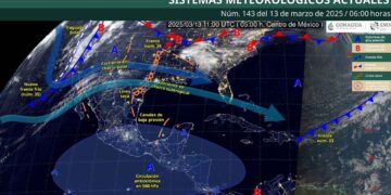 ¿Traerá bajas temperaturas y lluvias el frente frío No. 34 a México?