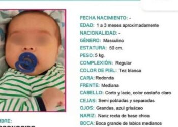 Abandonan a bebé de pocos meses frente a una casa en Venustiano Carranza, Michoacán