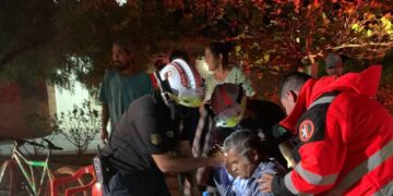 Abuelito resulta lesionado tras caer de su bicicleta en El Mante, Tamaulipas