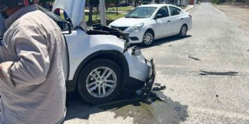 Accidente vial lesionadas Linares