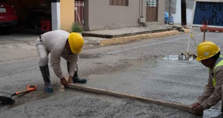 Madero pavimentación de calles