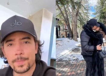 Alex Fernández reaparece sonriente tras accidente en la nieve