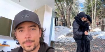 Alex Fernández reaparece sonriente tras accidente en la nieve