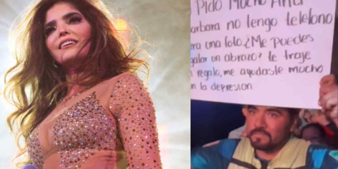 Ana Bárbara busca a fan que la conmovió en pleno concierto