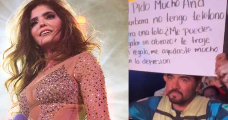 Ana Bárbara busca a fan que la conmovió en pleno concierto