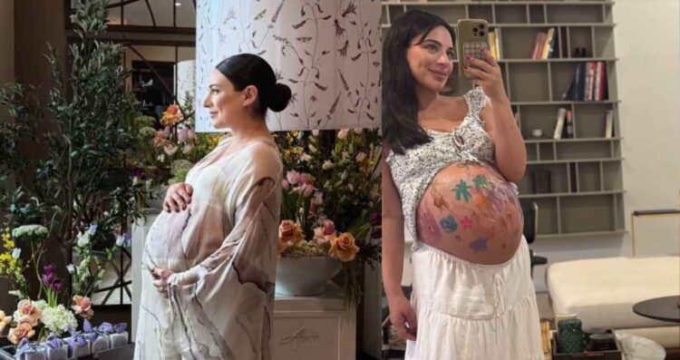 Ana Brenda celebra su último baby shower rodeada de su familia y amigas