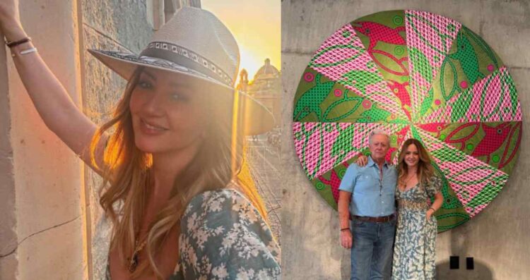 Andrea Legarreta viaja a Oaxaca con su papá y comparte momentos entrañables
