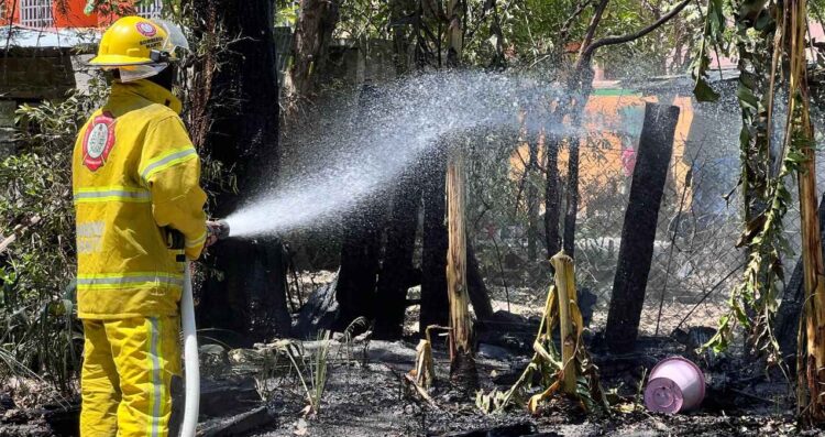Arde cerca El Mante