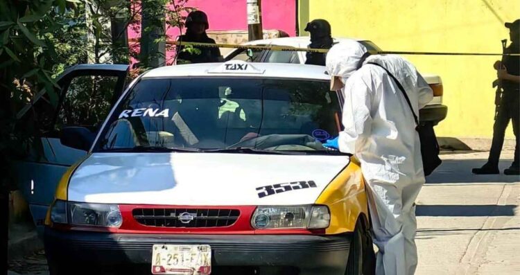Acapulco taxista pasajero asesinados