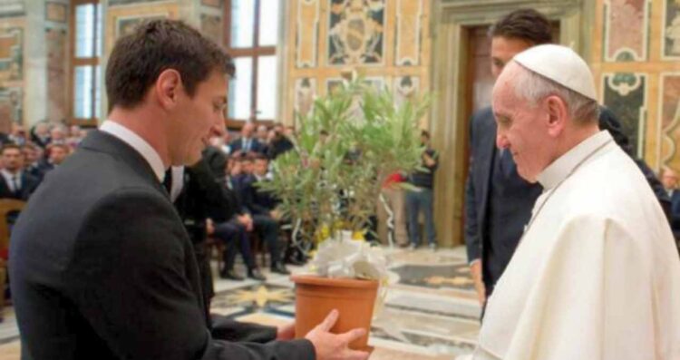Esto dijo Messi tras conocer al Papa Francisco con todo el equipo