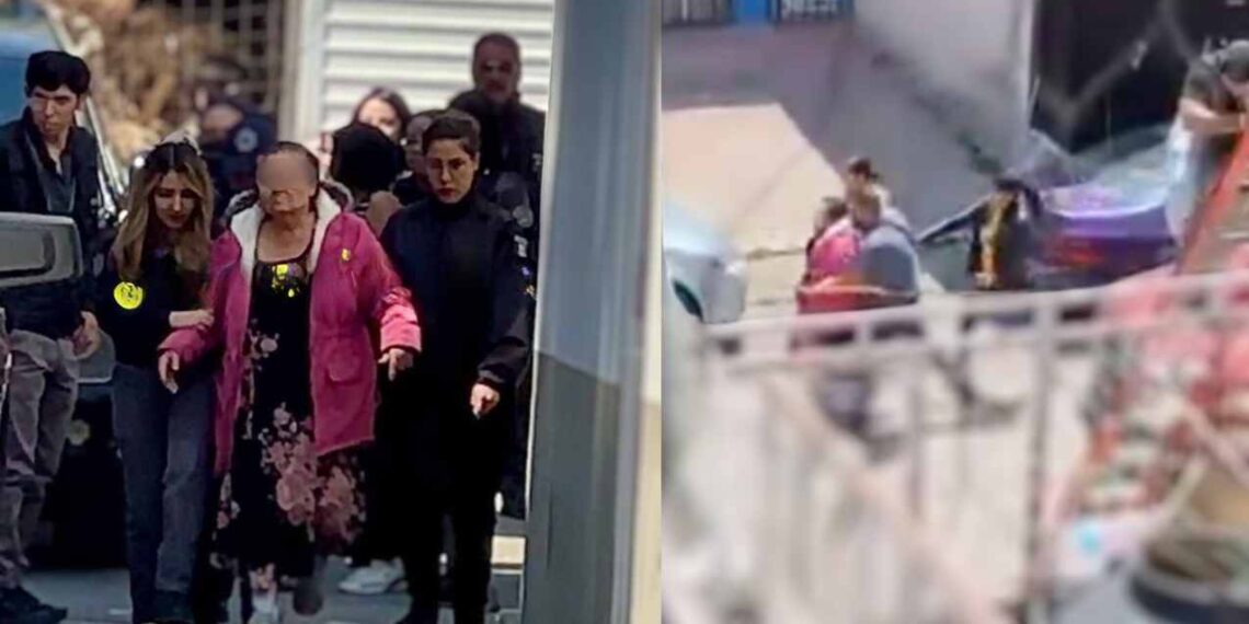 Así fue el momento exacto en el que detuvieron a Doña Carlota por ataque en Chalco