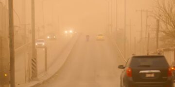 Así se vivió la tormenta en el desierto de Chihuahua