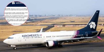 Aterriza de emergencia en Tampico avión de Aeroméxico por humo en cabina