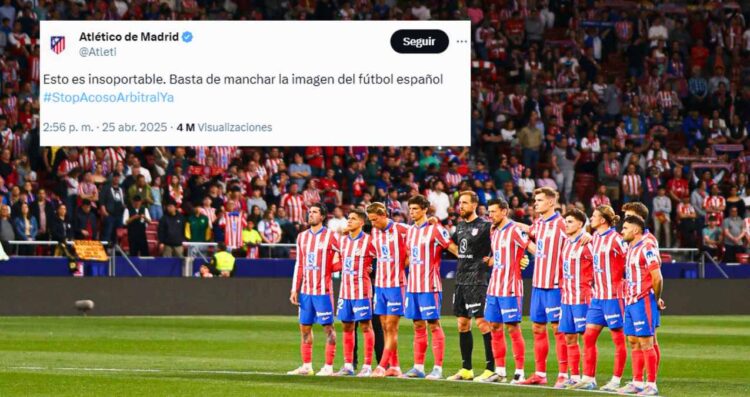 Copa del Rey: Esto dijo el Atlético de Madrid ante llanto de árbitro