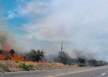 Vehículo se incendió en carretera Reynosa - Victoria