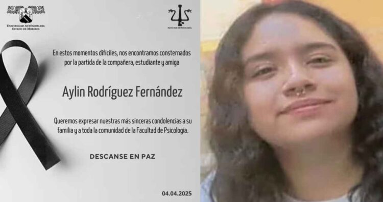 Aylin, estudiante de Psicología localizada sin vida en Morelos