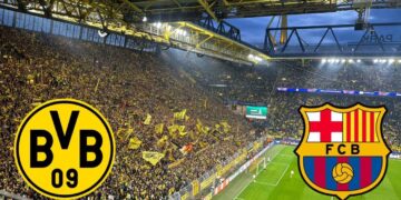Así fue le partido entre Borussia Dortmund y el Barcelona