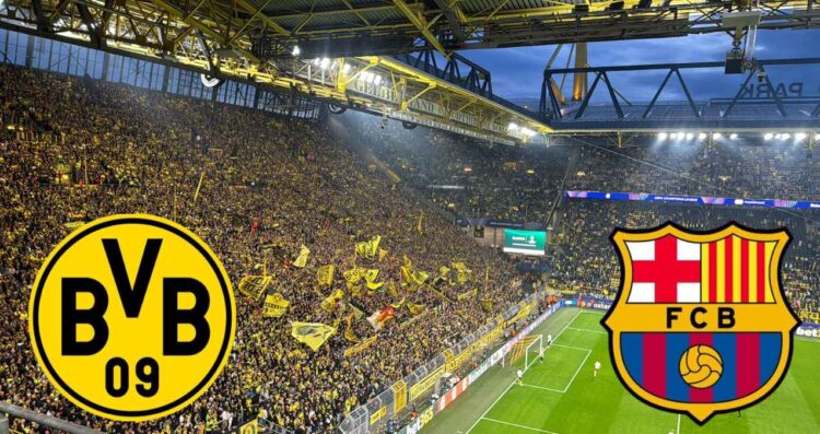 Así fue le partido entre Borussia Dortmund y el Barcelona
