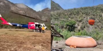 Brigadistas logran controlar el 70% del incendio forestal en Aramberri, Nuevo León