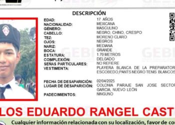 Buscan a estudiante que desapareció en García, Nuevo León