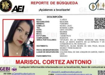 Buscan a mujer desaparecida tras acudir a entrevista de trabajo en García, Nuevo León