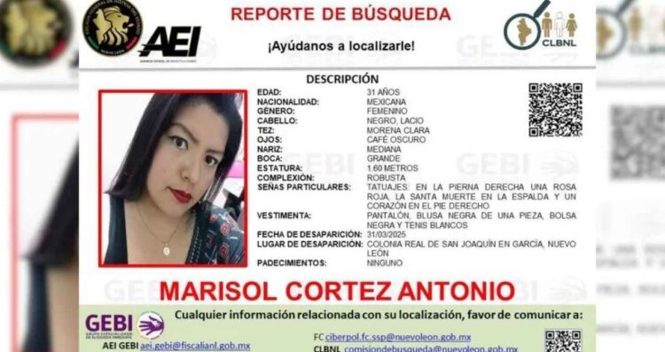 Buscan a mujer desaparecida tras acudir a entrevista de trabajo en García, Nuevo León