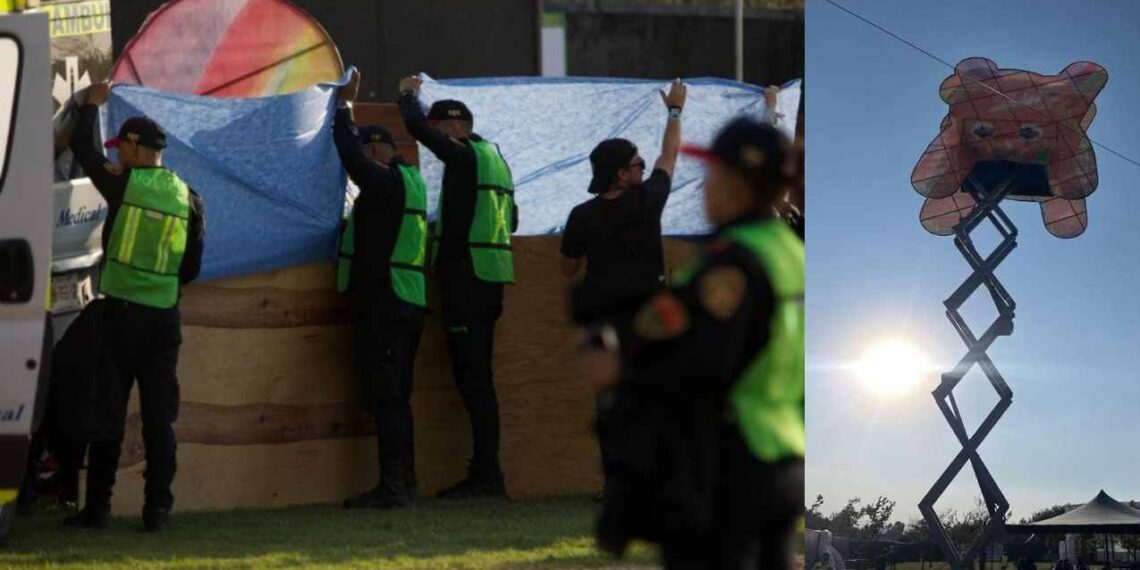 Axe Ceremonia ¿Cuándo instalaron grúa que cayó sobre jóvenes?