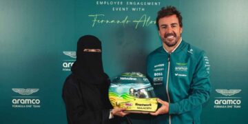 Fórmula 1 ¿Quién diseño el casco del piloto de Aston Martin?