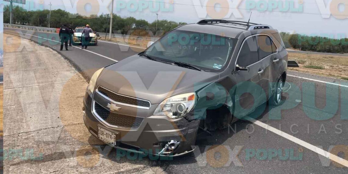 Choca regio por manejar ebrio en la carretera Victoria a Monterrey