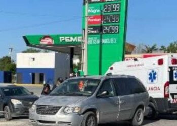 Choque deja una mujer lesionada en San Fernando, Tamaulipas