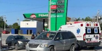 Choque deja una mujer lesionada en San Fernando, Tamaulipas